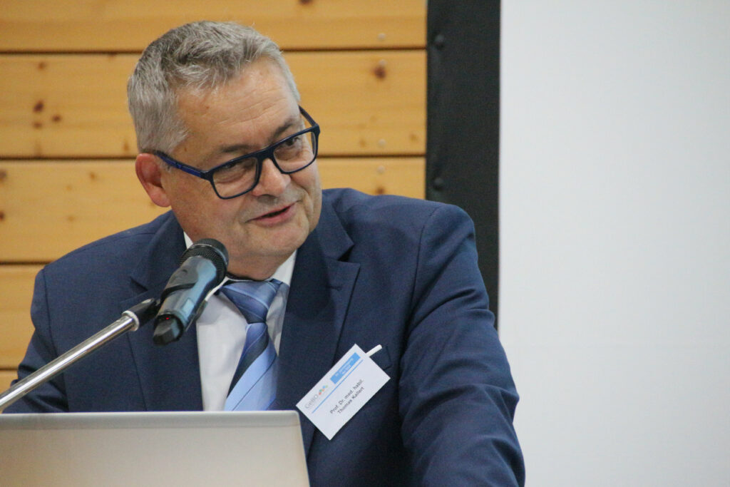 Prof. Dr. med. habil. Thomas Kallert bei DGS-Herbsttagung in Bayreuth im Jahr 2025